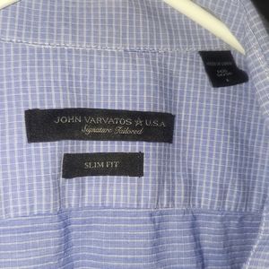 John Varvatos long sleeve large signature shirt